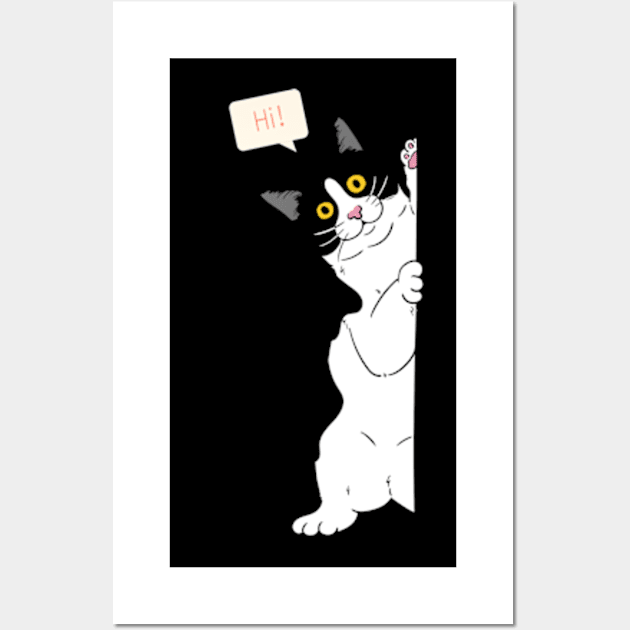 Peekaboo | Cat Lover Wall Art by Pawfect Designz